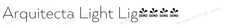 Arquitecta Light Lig字体转换